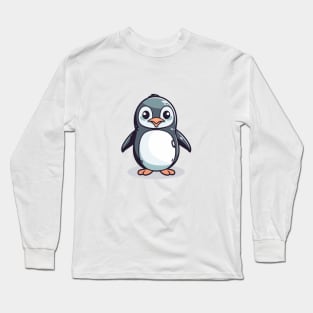 Cute Penguin Long Sleeve T-Shirt